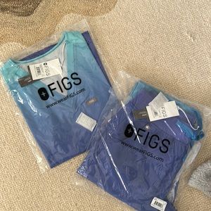 Ombré figs scrubs